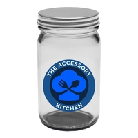 8 oz. Mason Jar Storage Container (Full Color Imprint)