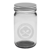 8 oz. Mason Jar Storage Container (Engrave Imprint)