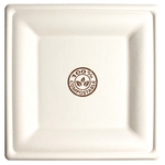 10" Square Compostable Paper Plates