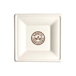 6" Square Compostable Paper Plates