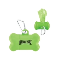 Bone-shaped disposable bag dispenser for pet waste.... from ASI 79530 Prime Line