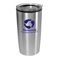 20 oz. insulated double wall tumbler with stainless steel exterior,...