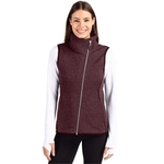 Cutter & Buck Mainsail Sweater Knit Womens Asymmetrical Vest