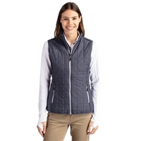 Women's puffer vest with insulation, wind and water resistance, pockets,...