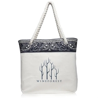 Canvas tote bag made of 16 oz. strong canvas material with... from ASI 39552...