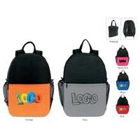 Lightweight backpack with large main zippered compartment, packable zippered...
