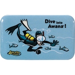 1-3/4" x 2-3/4" Oblong Safety Pin Button