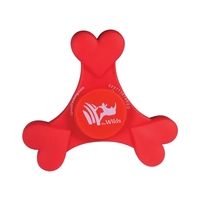 Heart fidget spinner with three heart-shaped arms.... from ASI 79530 Prime Line