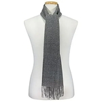 Dark Gray 100% Alpaca Scarf