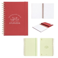 100 page lined notebook with strap closure and cover made from... from ASI...