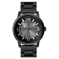 Men's Enigma watch in black with a rubber strap, a second... from ASI 86230...