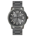 Enigma Silver/Grey/Rubber Men's Watch