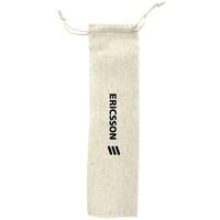 Cotton drawstring bag. Perfect for straws and some utensils.... from ASI...