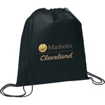 Evergreen Non-Woven Drawstring Bag