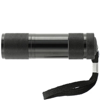 Flashlight with 9 LED lights, carry strap and batteries.... from ASI 66887...
