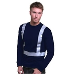 Bayside Men's USA-Made Hi-Visibility Long Sleeve T-Shirt