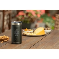 12 oz. double-wall stainless steel vacuum tumbler with push-on lid with......