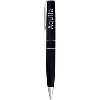Twist-action ballpoint pen with spray rubber coat finish, black ink and......