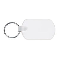 2.18" x 0.12" x 1.37" PVC key tag with metal split... from ASI 66887 PCNA /...