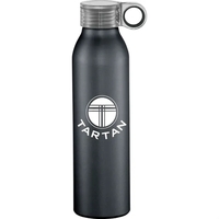 22 oz. aluminum sports bottle with single-wall construction and screw-on...