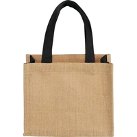 5.25" x 6.5" x 7.75" jute gift tote bag.... from ASI 66887 PCNA / Bullet