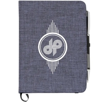 FSC® Mix 5" x 7" Heathered Bound Notebook
