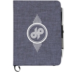 FSC® Mix 5" x 7" Heathered Bound Notebook
