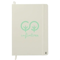 Hard cover notebook with 72 sheets of white stone lined paper.... from ASI...