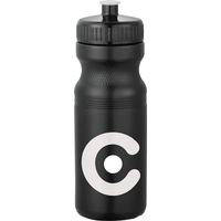 24 oz. squeezable sports bottle with twist-on lid and push-pull drinking......