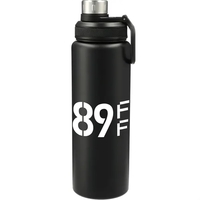 32 oz. single-wall stainless steel bottle with wide opening and screw-n......
