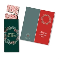 Fully customizable greeting card and gourmet peppermint bark all in one!......
