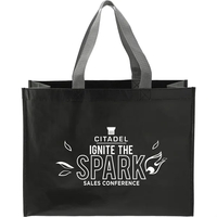 7" x 13" x 17" laminated matte non-woven shopping tote bag.... from ASI 66887...