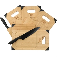 13.39" x 9.21" bamboo cutting board with knife.... from ASI 66887 PCNA / Leeds