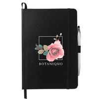 6" x 8.5" journal with stylus pen, elastic closure, ribbon bookmark... from...