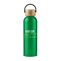 24 oz Vigor Aluminum Bottle With Bamboo Lid