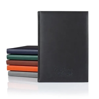 Soft-covered journal with 192 white wide ruled lined pages with two... from...