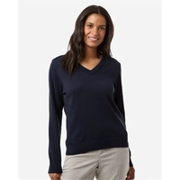 Devon & Jones Women's New Classic V-Neck Sweater... from ASI 84358 S&S...