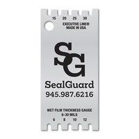 6-30 Mils/152-762 Microns Metalphoto® Wet Film Gauge