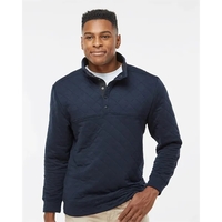 J America Quilted Snap Pullover... from ASI 84358 S&S Activewear