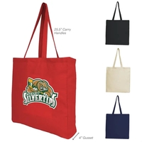 6 oz Cotton Canvas Natural-colored tote bag with 25" handles.... from ASI...