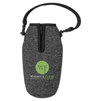 Wine cooler set with a zipper, handle, front pocket, corkscrew and... from...