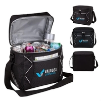 Polyester 16-can cooler bag with PEVA lining; includes 1 1/2" x... from ASI...