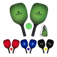 Pickleball set with two paddles, one ball and a mesh pouch... from ASI 98360...