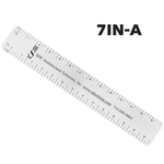 7 Inch Stainless Steel Architect or Engineer Ruler