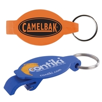 Elliptical Bottle Opener Beverage Wrench with Keychain