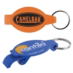 Elliptical Bottle Opener Beverage Wrench with Keychain