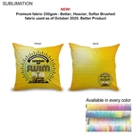 Sublimated Polyester Throw Cushion, 12x12