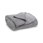 Grey Coral Fleece Blanket