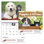 Good Value™ Puppies & Kittens - Stapled Calendar