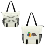 Halsted 600D Ripstop and Washed Nylon Zippered Tote Bag